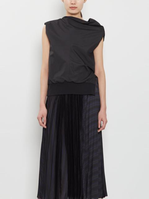 sacai Poplin Sleeveless Pullover