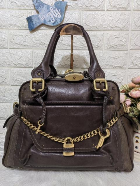 Chloé CHLOE PADDINGTON LARGE DOME LEATHER SATCHEL RARE