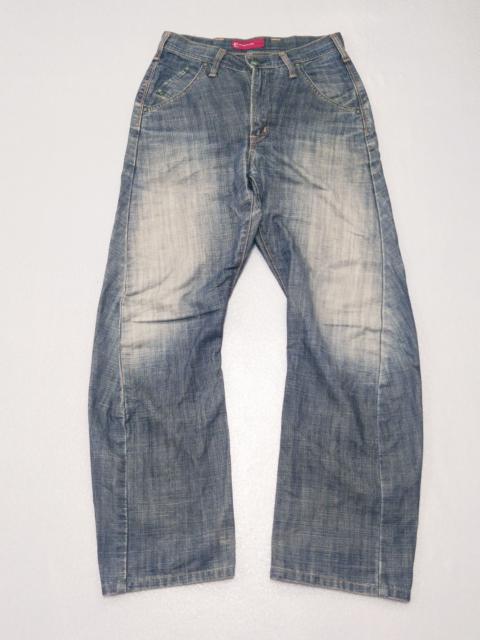 Other Designers Edwin × Vintage - Vintage EDWIN E FUNCTION Distressed Denim