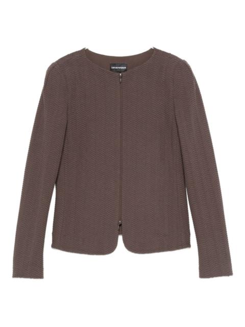 EMPORIO ARMANI Cotton Blend Blazer Jacket