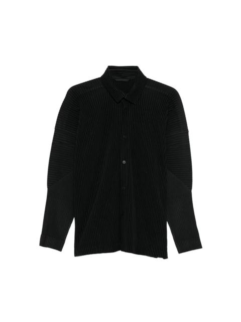 ISSEY MIYAKE OCTOBER AW25 SHIRT - BLACK