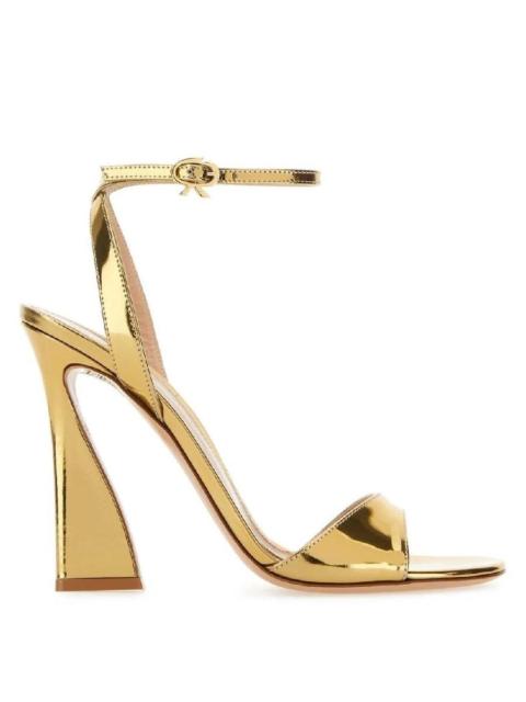 Gianvito Rossi Gianvito Rossi Gold Leather Aura Sandals, Brand