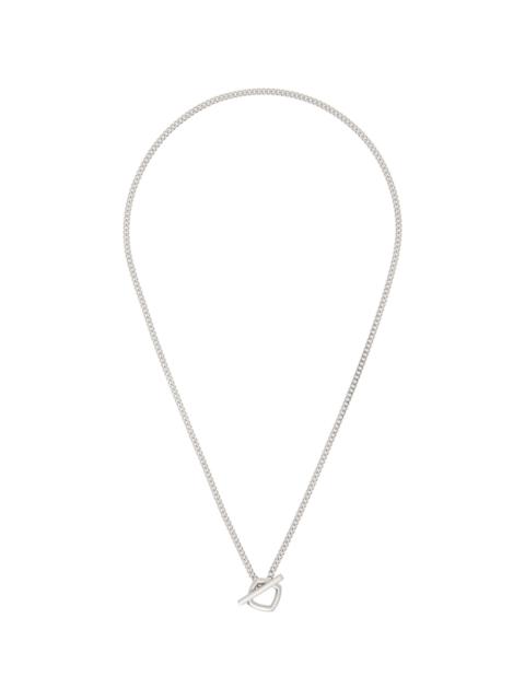 TOM WOOD Frame Pendant Satin Thick Necklace