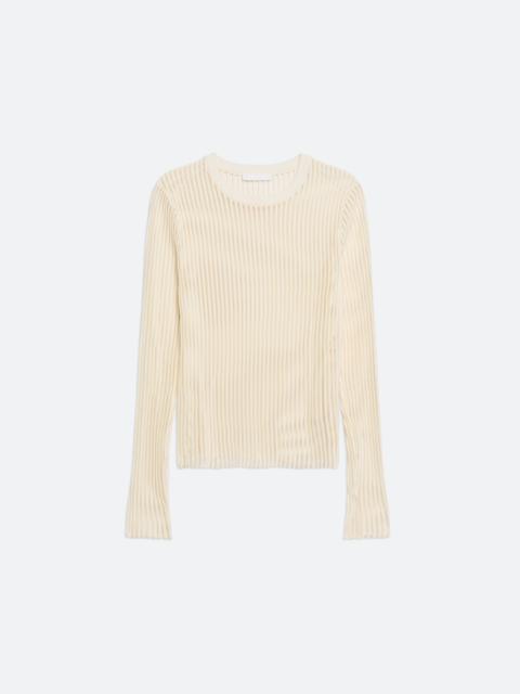 Helmut Lang SPACED SHEER CREWNECK