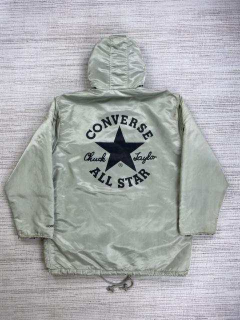 Other Designers Converse × Japanese Brand × Vintage - Vintage 90s Converse Big Logo Lined Sherpa Hoodie Jacket
