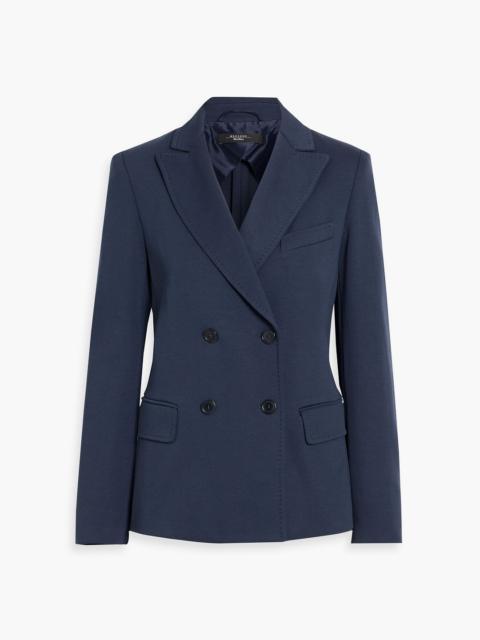 WEEKEND Max Mara Gueli double-breasted cotton-blend jersey blazer
