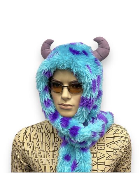 Other Designers Disney - 🔥MONSTERS UNIVERSITY SULLEY Fluffy Hat Scarf Hand Warmer