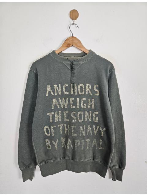 Kapital Kapital Anchors Aweigh The Song Of The Navy sweatshirt
