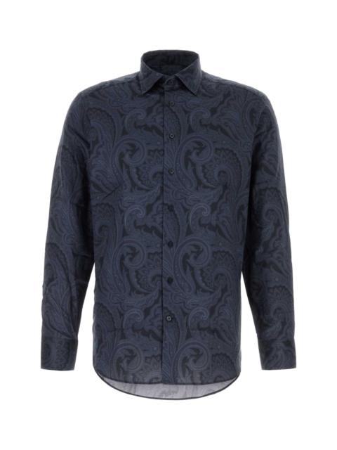 Etro Etro Men Printed Cotton Shirt
