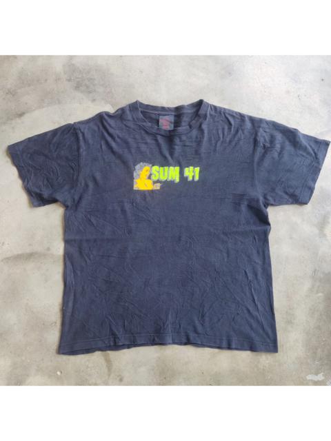 Other Designers Tour Tee - Y2k Tshirts Band Sum 41 World Tour 2003