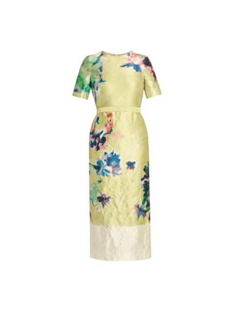 Erdem Short Sleeve Midi Dress
