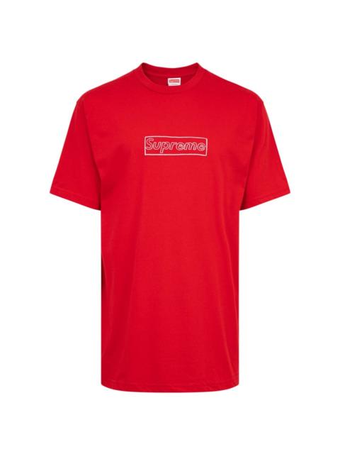 Supreme Kaws Chalk Logo Tee "SS 21"