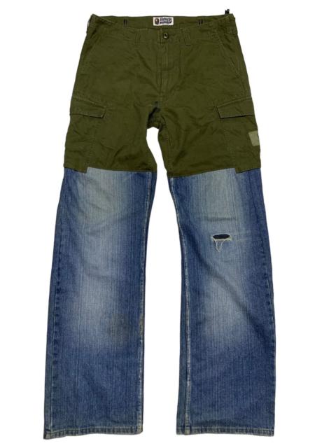 A BATHING APE® Ape cargo customs jeans