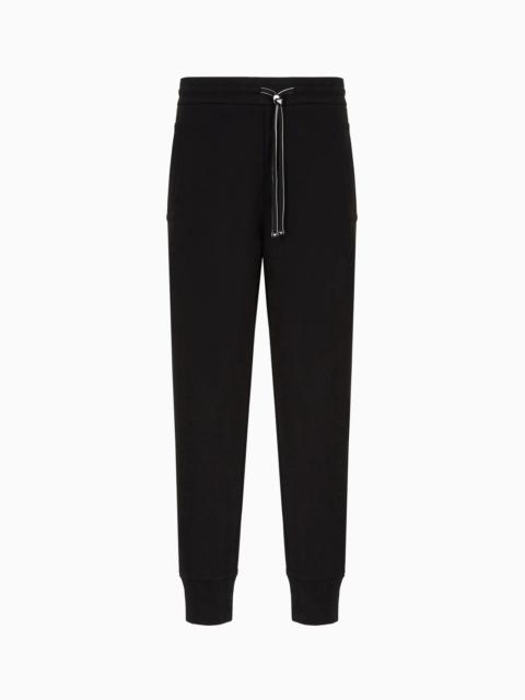 EMPORIO ARMANI Double-jersey joggers
