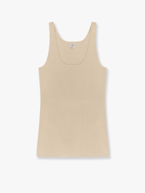 Totême Compact knit tank bìviscose blend top