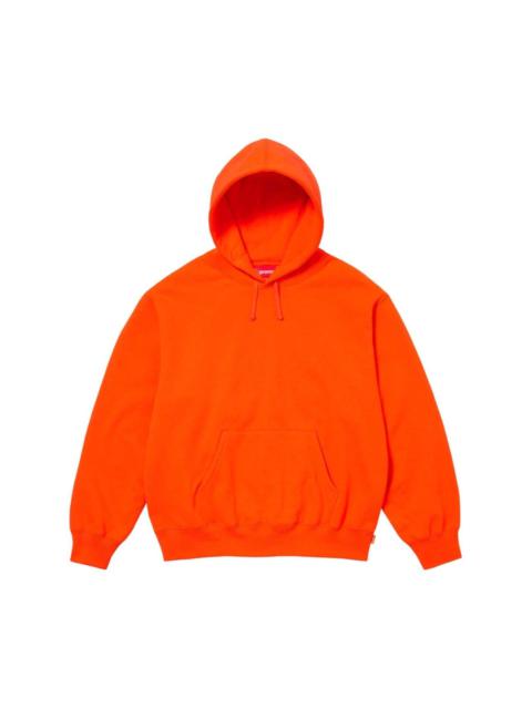 satin-appliqué "Orange" hoodie