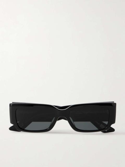 + KHAITE 1995c square-frame acetate sunglasses Black