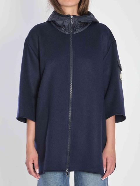 Moncler Moncler Women Hooded Wool Cape