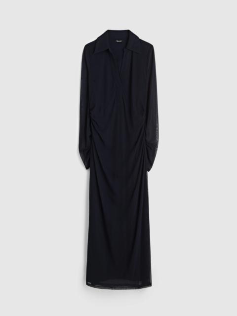 Madewell Long-Sleeve Polo Midi Dress