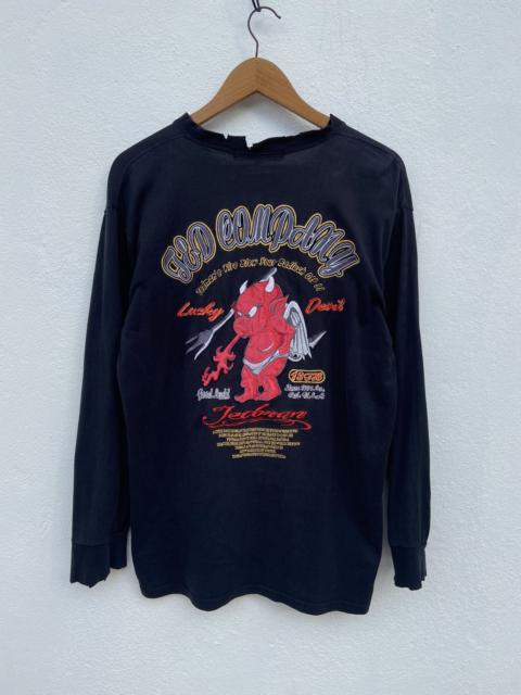 Other Designers The Real McCoy's - Vintage Tedman t shirt long sleeve distressed