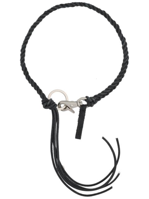Our Legacy BRAIDED LADON LEATHER NECKLACE