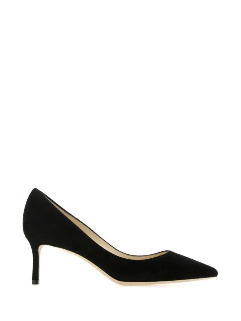 JIMMY CHOO Jimmy Choo Women Black Suede Romy 60 Pumps