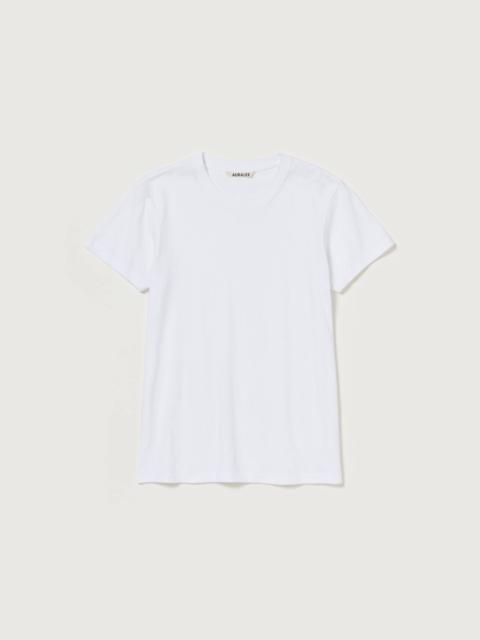 AURALEE SEAMLESS CREW NECK TEE