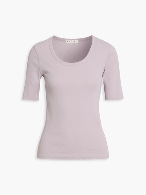 Other Designers Everyday ribbed cotton-blend top