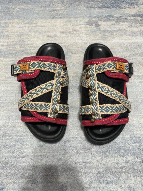 visvim VISVIM 17SS CHRISTO FIL Limited Release Vintage Cloth Bell Slides