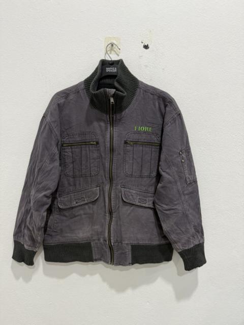 Other Designers Japanese Brand - Vintage Mitsubishi Fiore Jacket Multi Pocket Jawin Japan