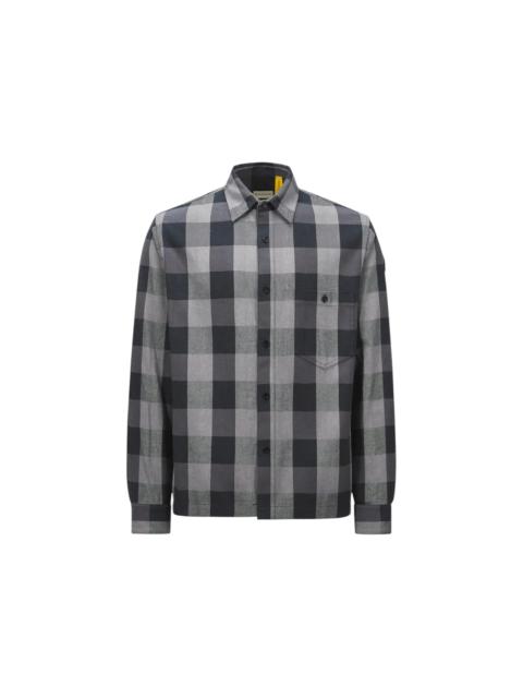 Moncler Moncler x Mercedes-Benz NIGO Plaid Cotton Shirt Black & Grey