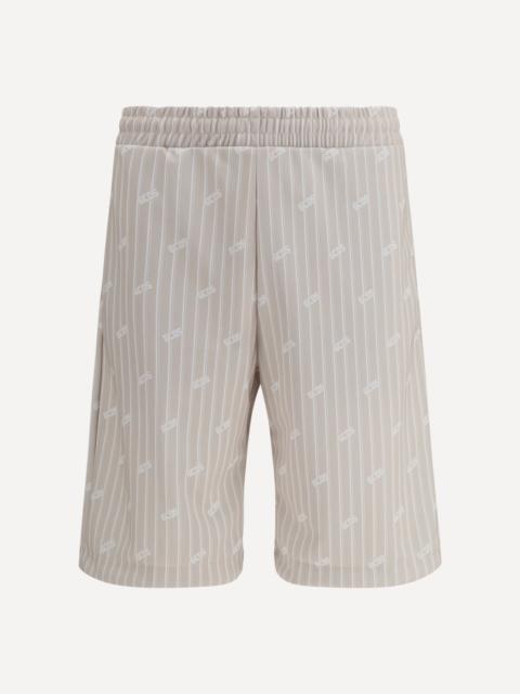 GCDS All-over logo pinstripe Shorts