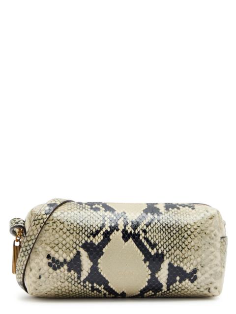 KHAITE Khaite Kye Mini Snake-effect Leather Cross-body bag