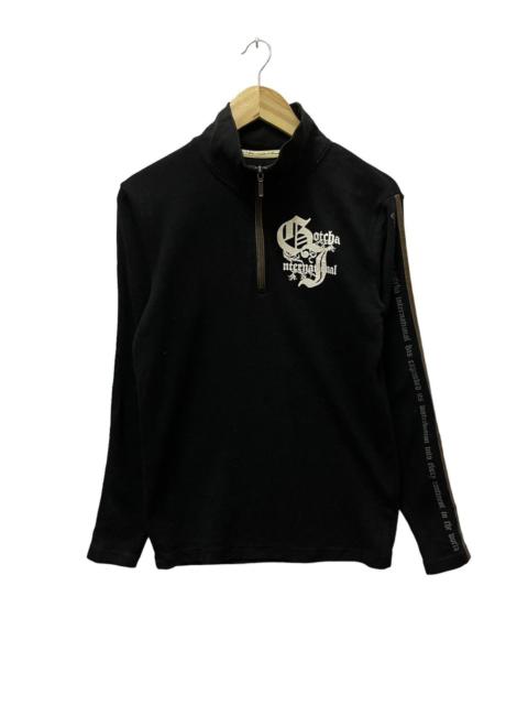 Other Designers Gotcha Half Zipper Sweatshirt Black