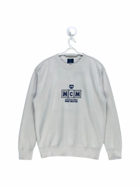 Other Designers Archival Clothing - MCM Sweatshirt Big Logo Embroidery