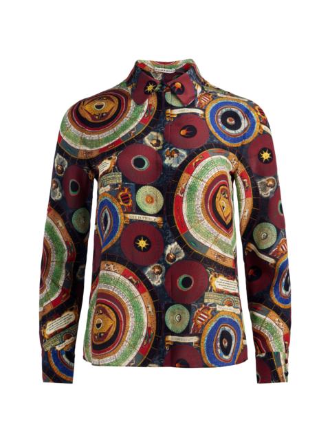 Alice + Olivia WILLA SILK BLOUSE