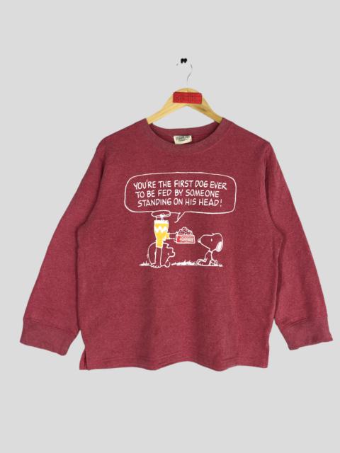 Other Designers Vintage - Vintage Peanuts Sweatshirt Crewneck Pullover Size XL