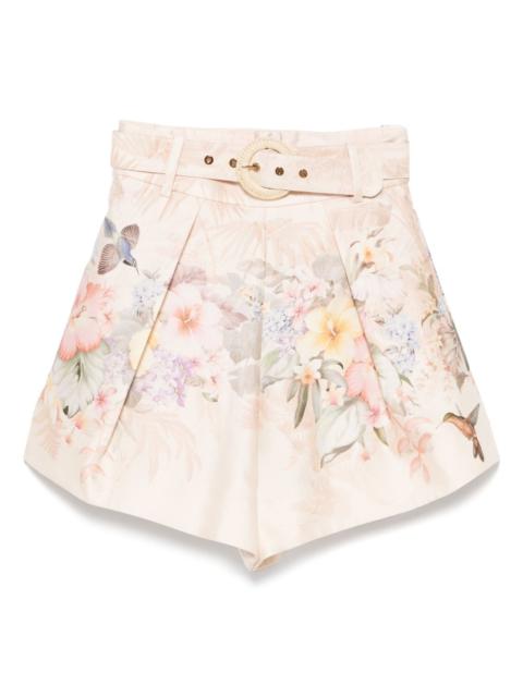 Zimmermann Women Silk And Cotton Blend Shorts