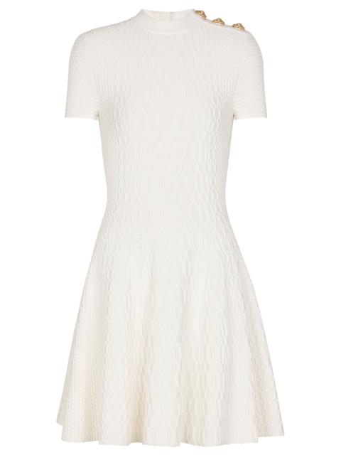 Balmain Three Button Flare Dress