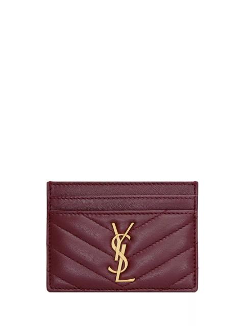 SAINT LAURENT Cassandre Card Case