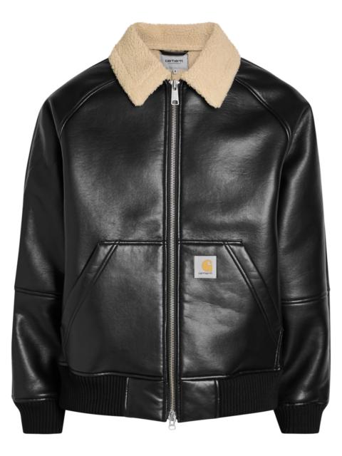 BALENCIAGA off-shoulder bomber jacket - 23021326 | REVERSIBLE