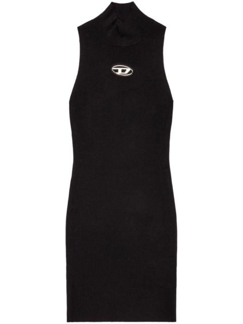 Diesel Diesel Women Logo Turtleneck Mini Dress