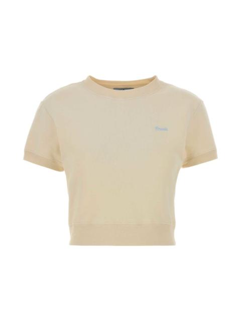 Prada Pastel Yellow Cotton T-shirt