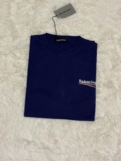 BALENCIAGA Balenciaga deep blue t shirt