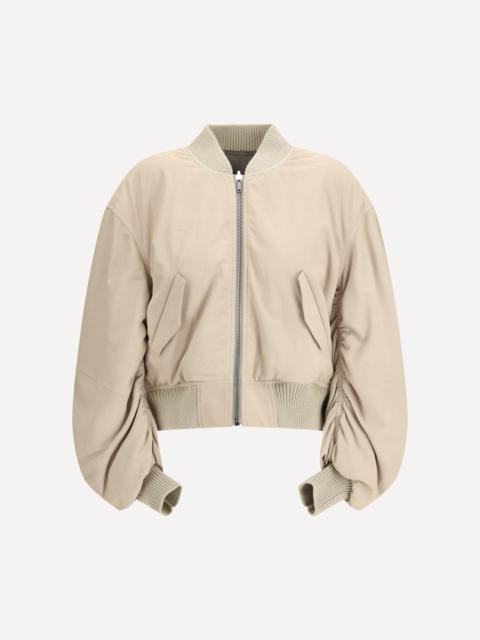 Rick Owens Secchia Flight Bomber in lamb leather