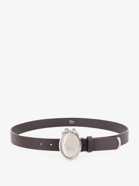Dior Dior Dior Médaillon Leather Belt