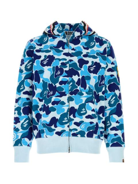 A BATHING APE® Bape Men Printed Cotton Abc Camo 2Nd Shark Sweatshirt