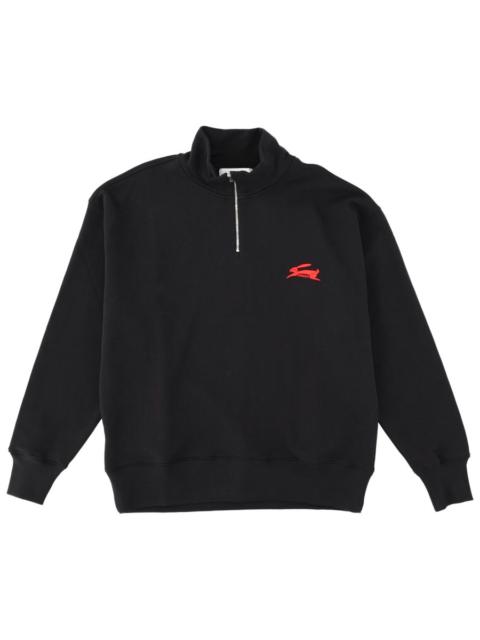 MSGM "FOLLOW THE RABBIT" ZIPPERED SWEATSHIRT