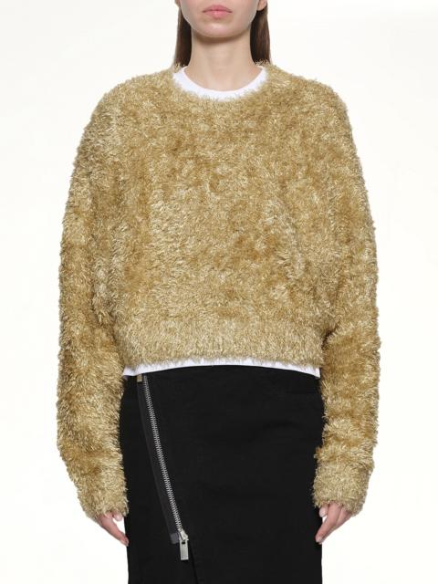 Noir Kei Ninomiya Polyester Lame Knit in Gold