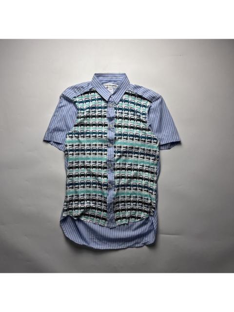 Comme des Garçons SHIRT COMME des GARÇONS SHIRT Striped and Cars and Key Shirt